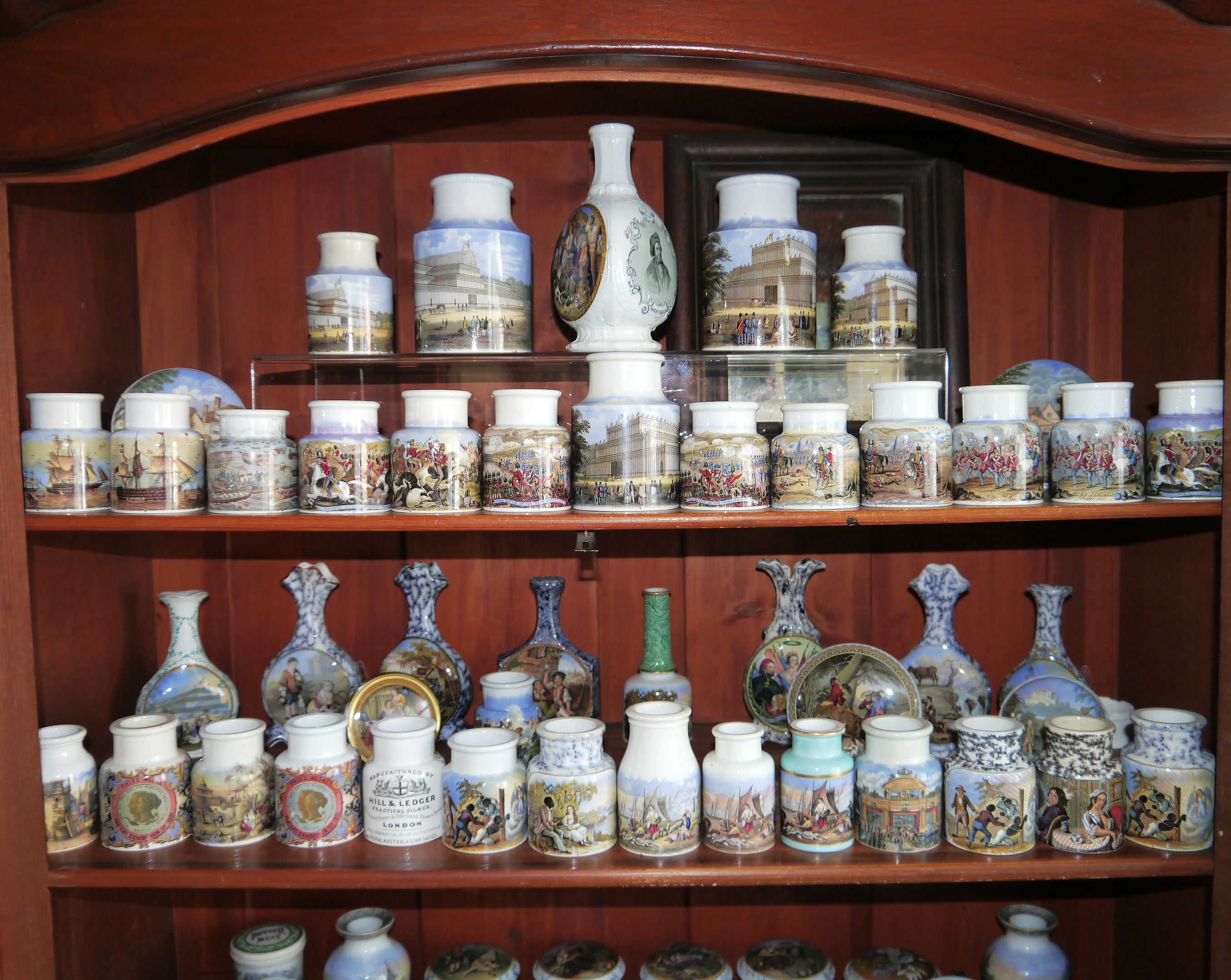 Antique Pot Lid and Pratt Jar Collection